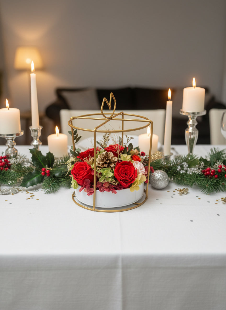 Holiday Season Gift (Dry Long lasting Arrangement)