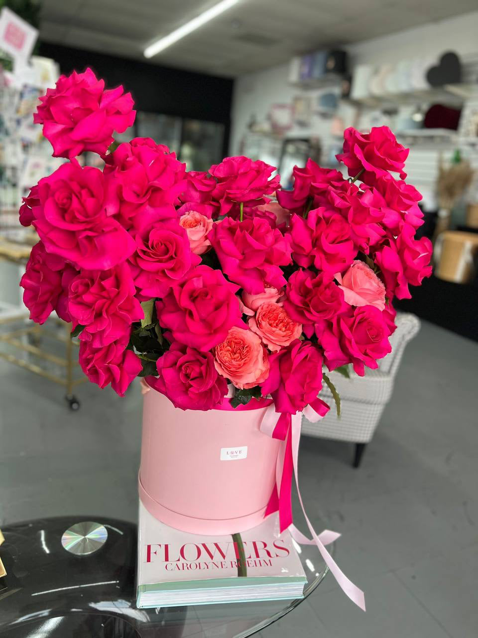 Hot Pink French-Style Box