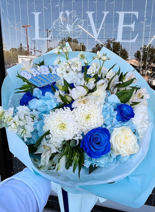 New Baby Boy Bouquet